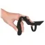 Стимулятор простати з ерекційним кільцем Black Velvets Ring & Plug, чорний - Фото №7