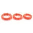 Набір ерекційних кілець Posh Silicone Love Rings, 3 шт., помаранчевий - Фото №4
