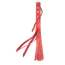 Флоггер DS Fetish Mini Flogger Leather, красный - Фото №1