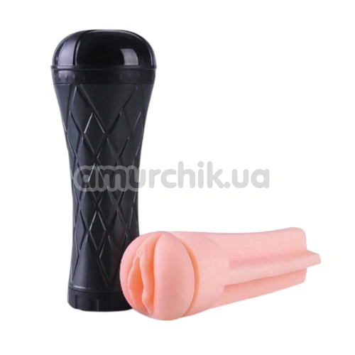 Мастурбатор з вібрацією Men Powerup Passion Cup Pocket Pussy Vagina, тілесний