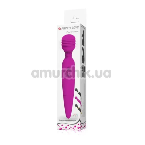 Універсальний масажер Pretty Love Power Wand, фіолетовий