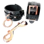 Фіксатори для рук Kinky Diva High Gloss Bondage Wrist Cuffs, чорні - Фото №6