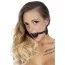 Фіксатори для рук з кляпом Fetish Tentation Wrist Straps with Ball Gag, чорні - Фото №2