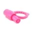Виброкольцо Neon Vibrating Cockring, розовое - Фото №4