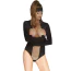 Боді Leg Avenue Masked Teddy, чорне - Фото №1