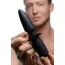 Анальна пробка з вібрацією Ass Thumpers The Plug 10x Silicone Vibrating Thruster рівна, чорна - Фото №6