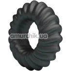 Ерекційне кільце Crazy Bull Super Soft Silicone Fitz, чорне - Фото №1