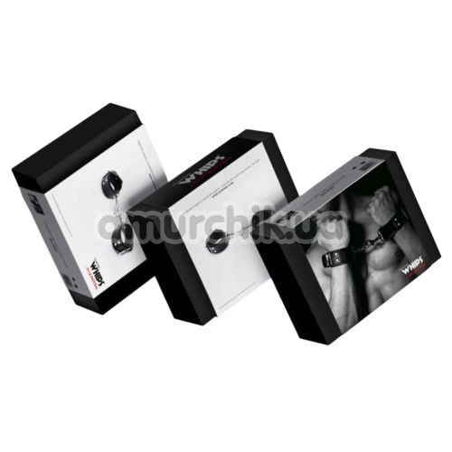 Фиксаторы для рук Whips Collection Carabiner Cuffs, черные