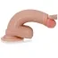 Фалоімітатор Dual-Layered Silicone Nature Cock LV4001, тілесний - Фото №5