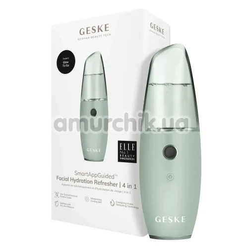 Зволожувач для шкіри обличчя Geske Facial Hydration Refresher 4 in 1, зелений