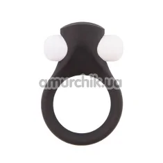 Виброкольцо Lit-Up Silicone Stimu-Ring 2, черное - Фото №1