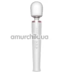 Универсальный вибромассажер Le Wand Rechargeable Vibrating Massager, белый - Фото №1