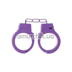 Наручники Ouch! Beginner's Handcuffs, фиолетовые - Фото №1