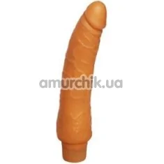 Вібратор Erolin Vibro Erogen Collection 20х4 см, тілесний - Фото №1