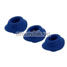 Набір насадок на симулятор орального сексу для жінок Womanizer Premium, Classic (Size S), синій - Фото №1