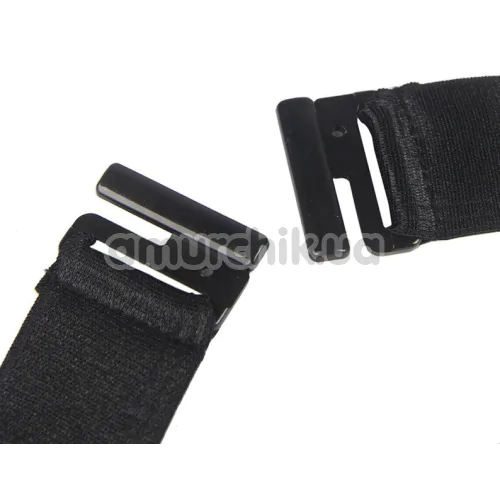 Костюм покоївки Star Night Maid Lace Open Set, чорно-білий: бюстгальтер + трусики + чокер + манжети