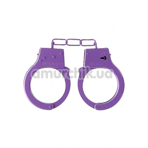 Наручники Ouch! Beginner's Handcuffs, фіолетові - Фото №1