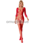 Комбинезон Star Night Rhinestones Net Bodystocking, красный - Фото №1