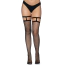 Панчохи Leg Avenue Thigh Highs With Garter Top, чорні - Фото №4