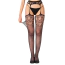 Колготки Star Night Pantyhose With Imitation Fishnet Stockings, черные - Фото №3