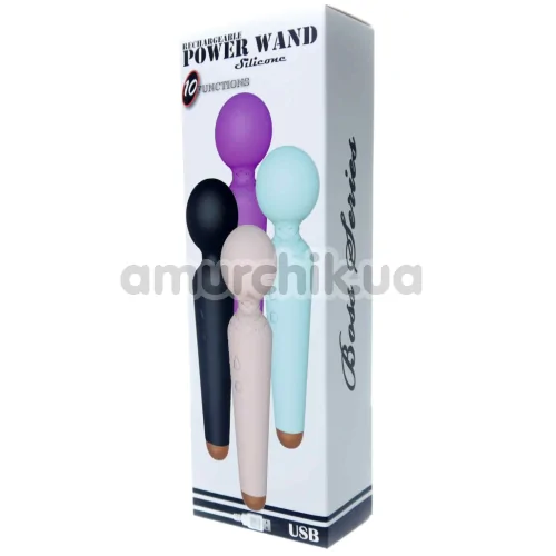 Універсальний вібромасажер Boss Series Rechargeable Power Wand, рожевий