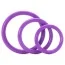 Набор эрекционных колец Fantasy C-Ringz Silicone 3-Ring Stamina Set, фиолетовый - Фото №3