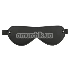Маска на глаза Easy Toys Leather Eye Mask, черная - Фото №1