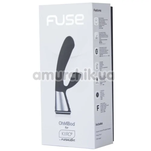 Вібратор Ohmibod Fuse for Kiiroo, чорний