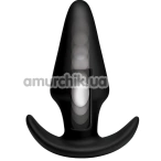 Анальная пробка с толчками ThumpIt 7X Large Thumping Anal Plug, черная - Фото №1