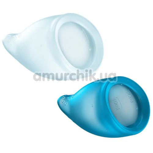 Набір з 2 менструальних чаш Fun Factory Fun Cup Explore Kit, бірюзовий
