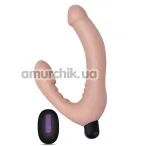Безремневой страпон с вибрацией Rechargeable IJOY Strapless Strap-on 430103, телесный - Фото №1