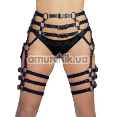 Гартеры Zado Fetish Waist Harness, черные - Фото №1