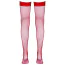 Чулки Cottelli Legwear Halterlose Strumpfe Hold-Up Stockings 2520044, красные - Фото №4