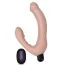Безременевий страпон з вібрацією Rechargeable IJOY Strapless Strap-on 430103, тілесний - Фото №1