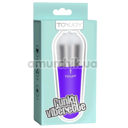 Кліторальний вібратор Toy Joy Funky Viberette, фіолетовий
