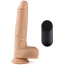 Вибратор с толчками Virgite Realistics Vibrating & Thrusting Realistic With Balls R13, телесный - Фото №5