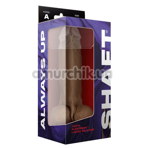 Фаллоимитатор Shaft Always Up Model A Size 9.5, коричневый