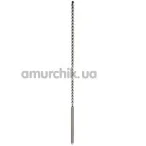 Уретральна вставка Sextreme Steel Dip Stick Ribbed, 0.6 см - Фото №1
