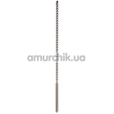 Уретральна вставка Sextreme Steel Dip Stick Ribbed, 0.6 см - Фото №1
