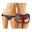 Трусики для страпона Sportsheets Platinum Lace Corsette Strap-On, черные - Фото №1