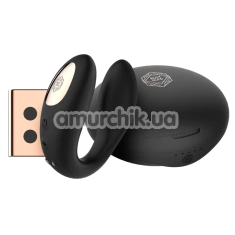 Вибратор Rosy Gold Nouveau Remote Control Couple Vibrator, черный - Фото №1