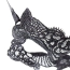 Маска DS Fetish Lacy Mysterious Eye Mask, чорна - Фото №4