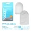 Мастурбатор Tenga Pocket Wave Line - Фото №2