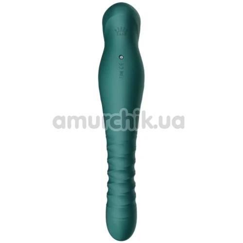 Вибратор для точки G Zalo King Vibrating Thruster, зеленый