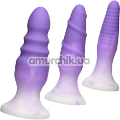 Набір анальних пробок Simply Sweet Silicone Butt Plug Set, фіолетовий - Фото №1