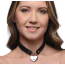 Чокер Heart Lock Leather Choker With Lock & Key, черный - Фото №6