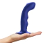 Вібратор з пульсацією Strap-On-Me Tapping Dildo Wave M, синій - Фото №2
