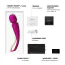 Універсальний масажер Lelo Smart Wand 2 Large Deep Rose (Лело Смарт Ванд 2), великий рожевий - Фото №13