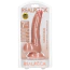 Фаллоимитатор Realrock Curved Dildo With Balls 7, телесный - Фото №7