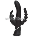 Вібратор Happy Rabbit Triple Vibrator, чорний - Фото №1